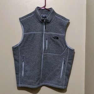 North Face fleece, pile lined vest